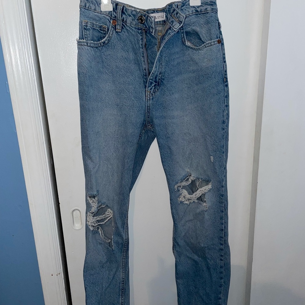 Zara mom jeans
